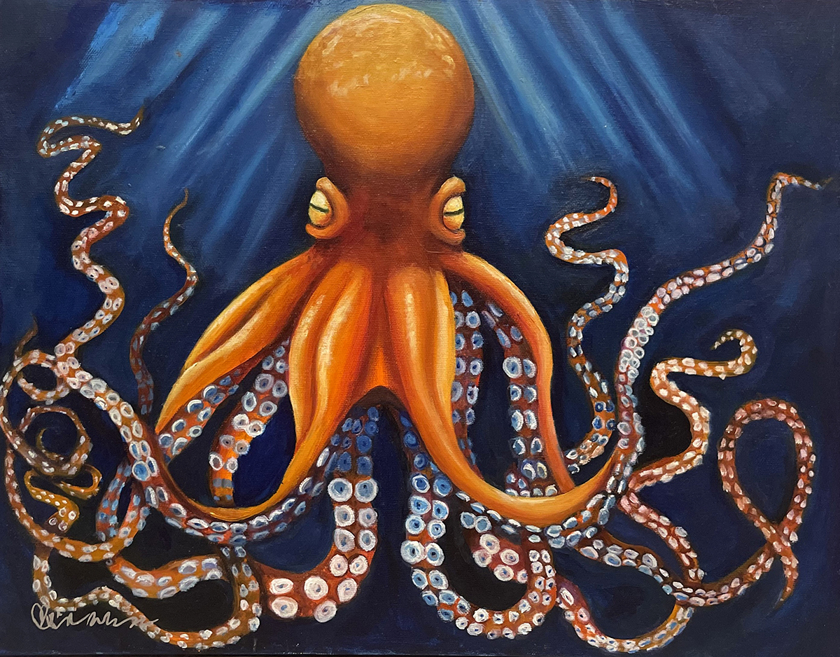 Orange Octopus